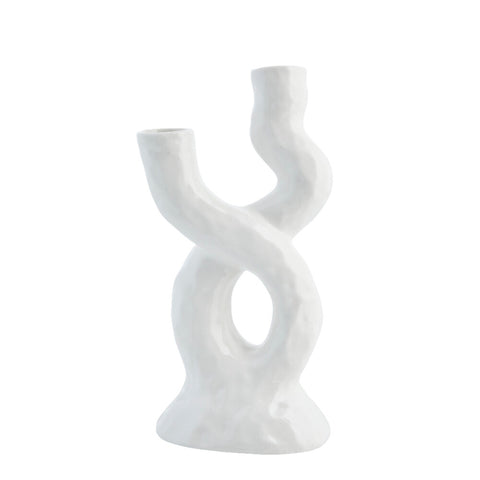 Corille Vase H25 cm. weiss