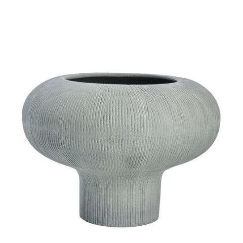 Samara Vase grau D31,5 H22