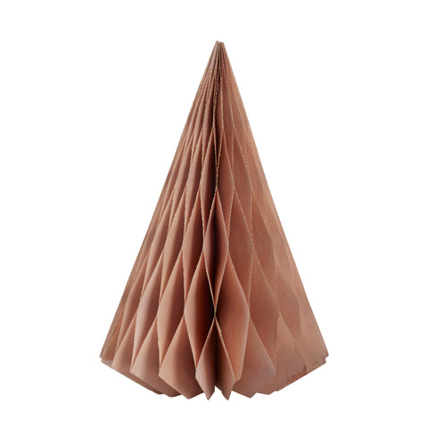 Pappia Papier-Weihnachtsbaum H38 cm. Rosa