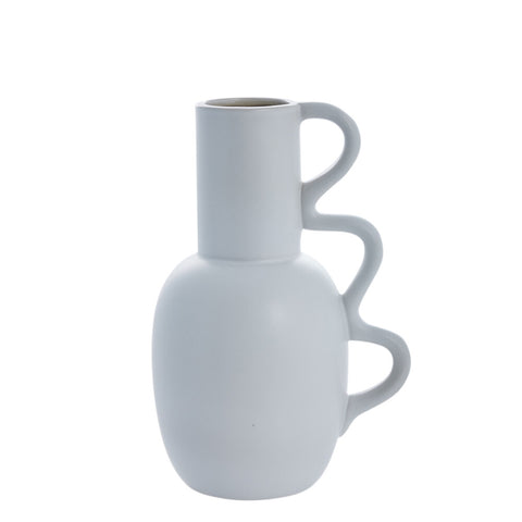 Suselle Vase 25,5 cm. weiss