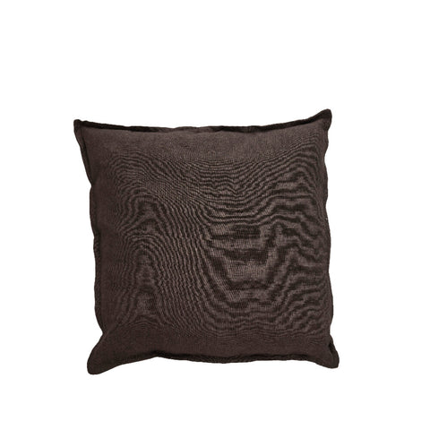 Efina Kissenbezug 50x50 cm. Braun 100% Leinen