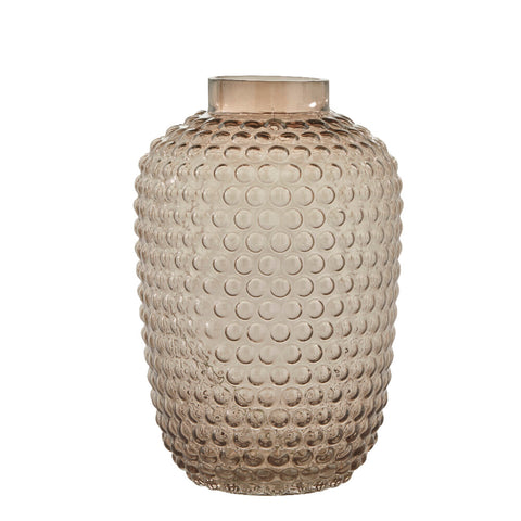 Dorinia Vase H29 cm. Goldbraun