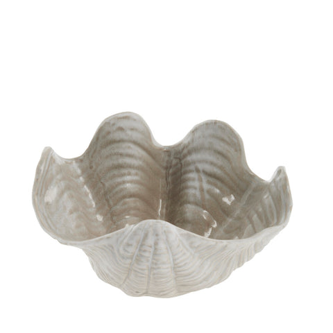 Sheline Muschelschale W21,5 cm. leinen