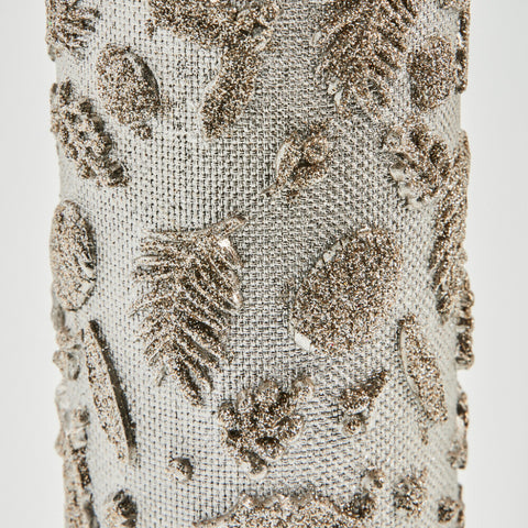 Cristiellia Dekorationskerze H10 cm. Silber