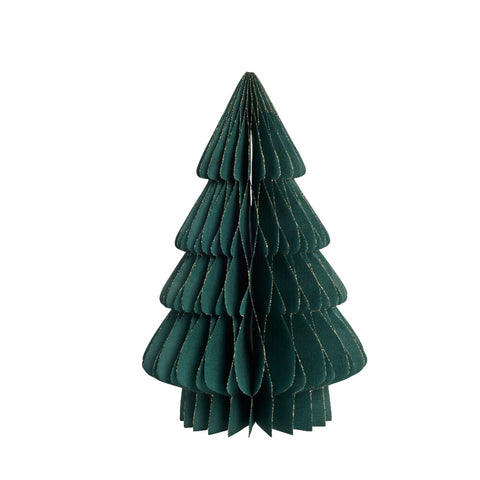Pappia Papier-Weihnachtsbaum H30 cm. dunkel grün