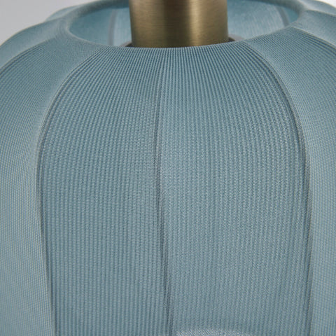 Sashie Tischlampe H58 cm. blau