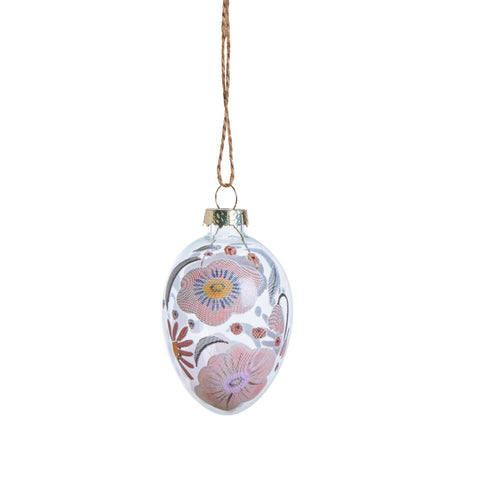 Feanne Eier ornament Glas hellrosa