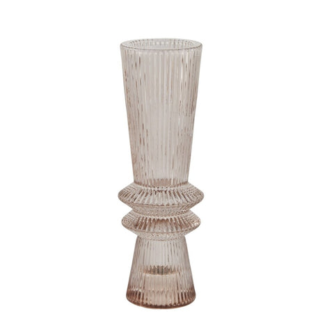 Sivia Kerzenleuchter/Vase H15,5 cm. altes rosa