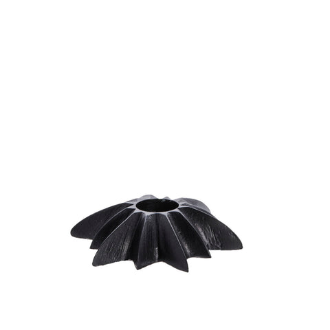 Caville kerzenleuchter H2,5 cm. schwarz