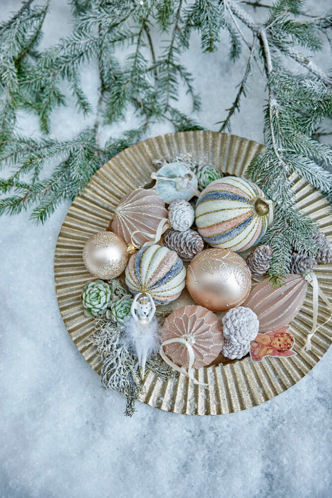 Cadelia Weihnachtskugel Ø8 cm. Rosa