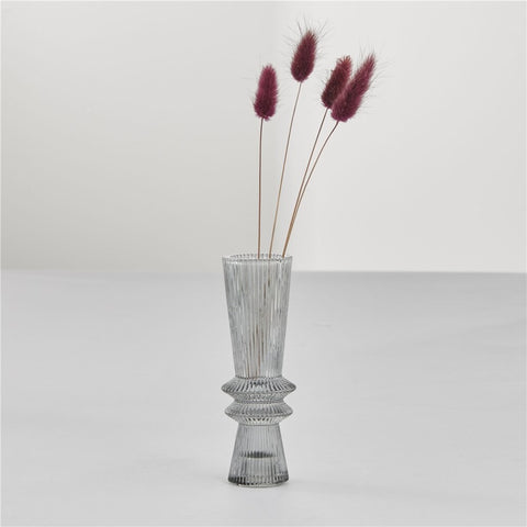 Sivia Kerzenleuchter/Vase H15,5 cm. puddergrün