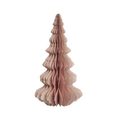 Pappia Papier-Weihnachtsbaum H31,5 cm. Rosa