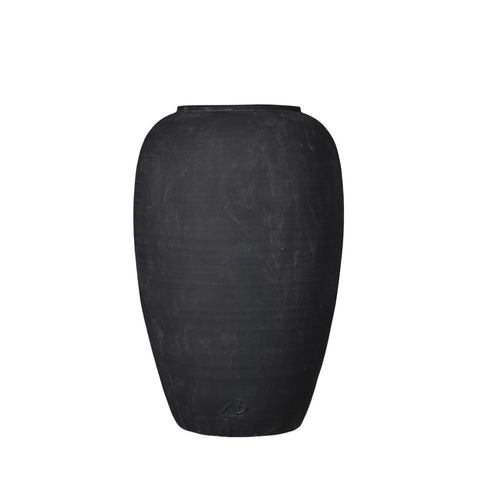 Catia Vase antik schwarz