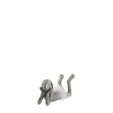 Semilla Osterhasen Figur H8,4 cm. Silber