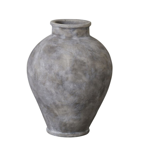Anna Vase H48 cm. antik grau
